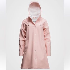 Stutterheim Mosebacke Raincoat - Pale Pink - Sz XS